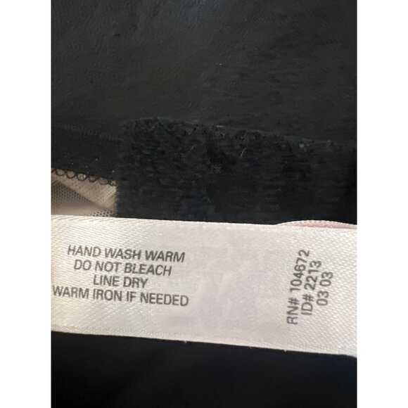 Victoria's Secret Black & Pink Lace Trim Silk Chemise Nightie - Picture 5 of 5